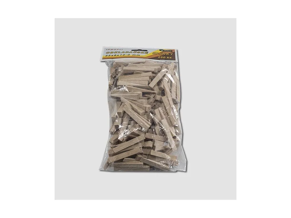 Klínky obkladačské 55x8x10 mm balení 250ks Z1090220 Sezónní Sleva