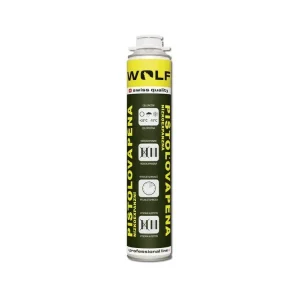 Pěna montážní nízkoexpanzní pistolová - celoroční 750 ml WOLF WPU1102 Odeslání Ihned