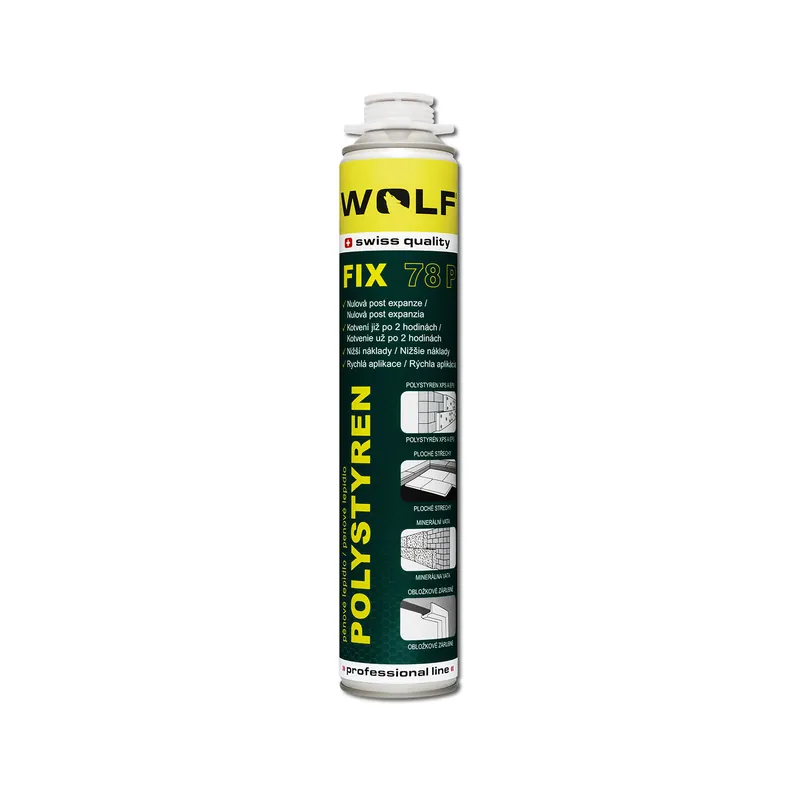 WOLF Pistolové PU lepidlo na polystyren 78P | 750 ml Hit Sezóny