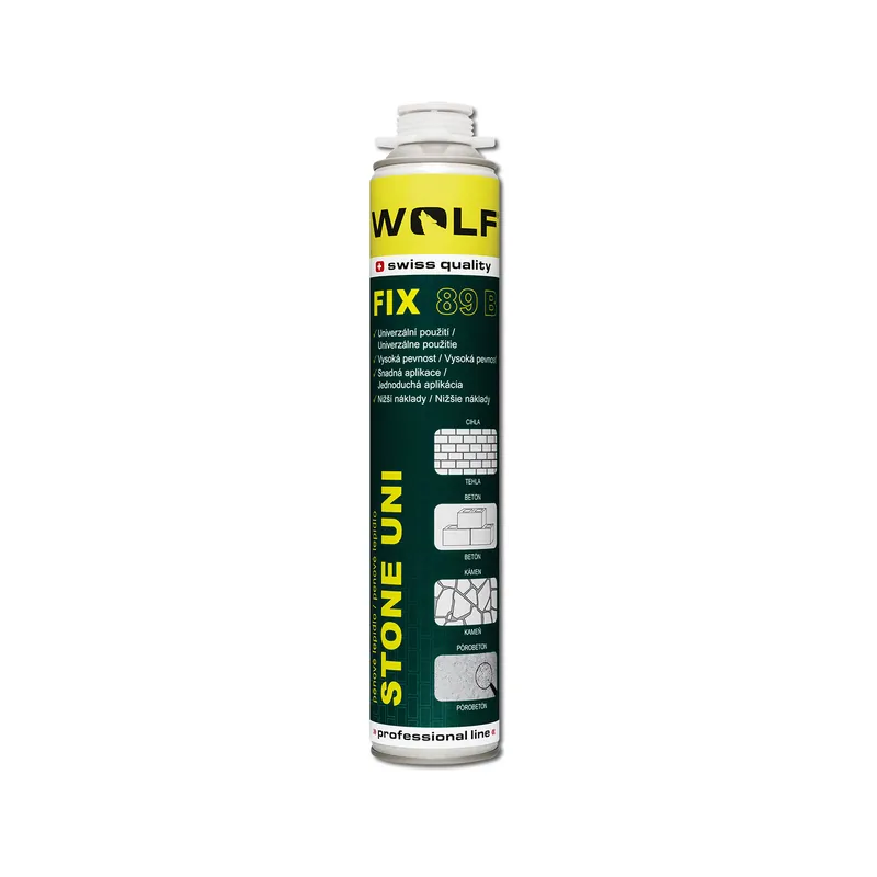 WOLF Pistolové PU lepidlo na cihly 89B | 750 ml Cenově Výhodný