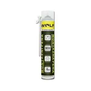Pěna montážní nízkoexpanzní trubičková - celoroční 750 ml WOLF WPU1101 Poslední Šance