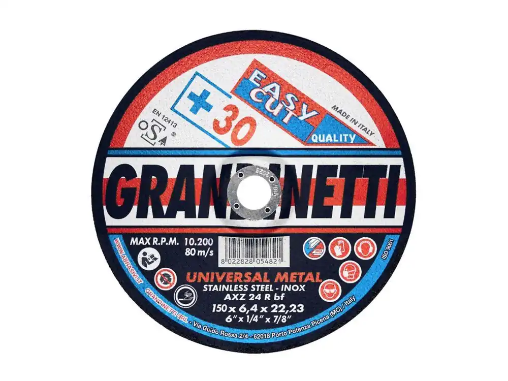 Kotouč brusný na nerez/ocel AXZ24R | 180x6,8x22,2 mm Novinka