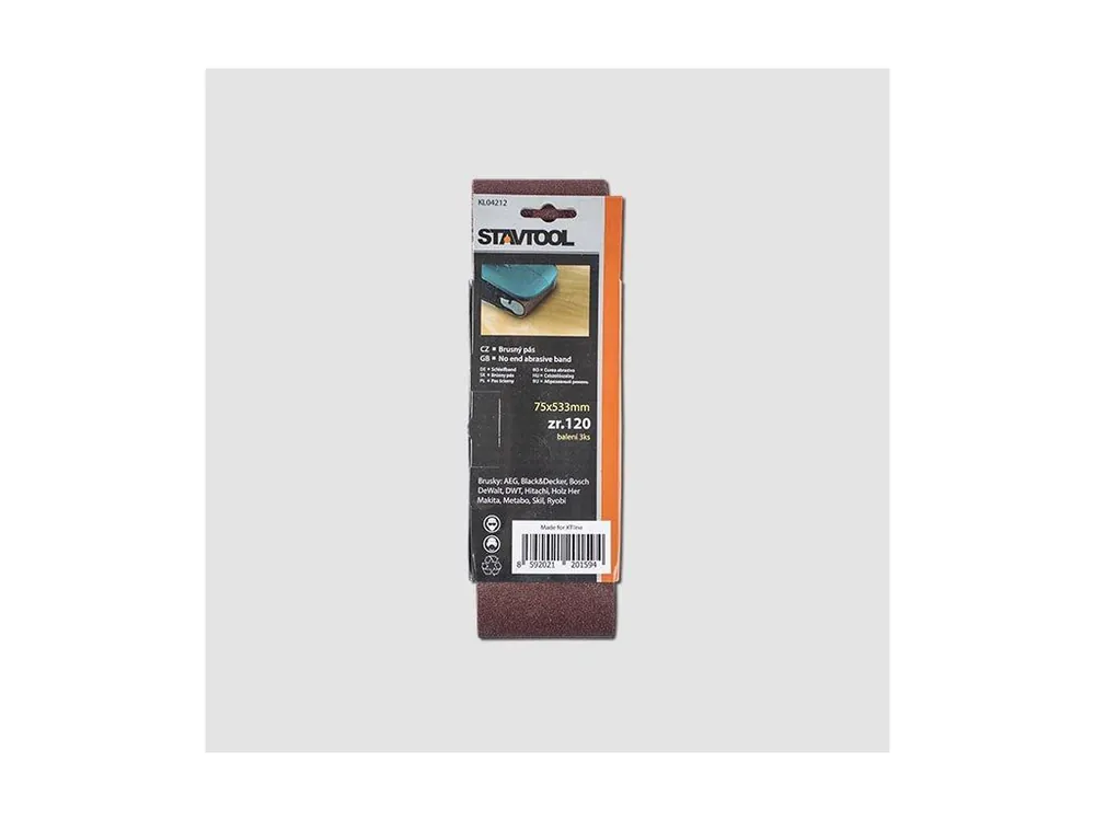 Brusný pás 75x533 1bal/3ks zr.40 KL04204 Omezená Nabídka
