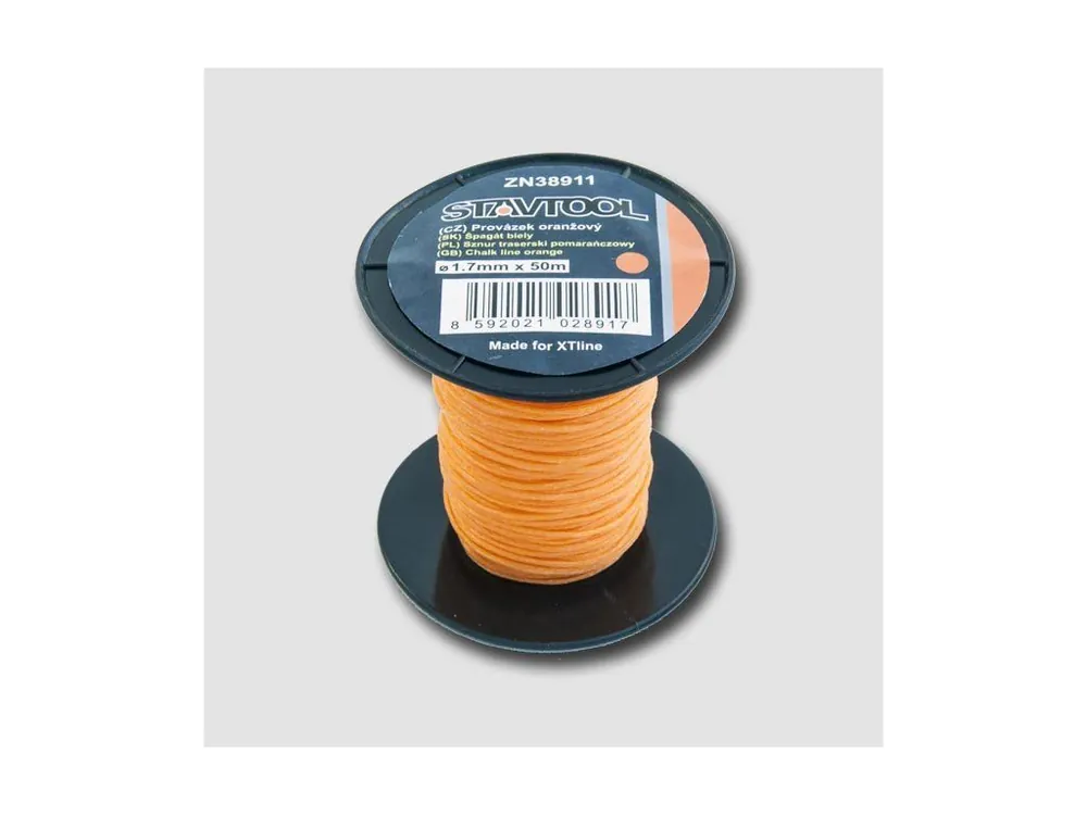 Provázek 50 m, 1,7 mm, oranžový ZN38911 Sezónní Sleva