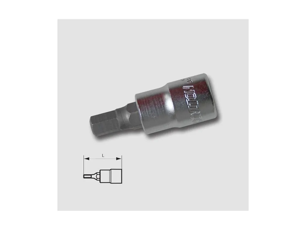 Nová Kolekce Hlavice zástrčná 1/4'' imbus 4 HEX2-4