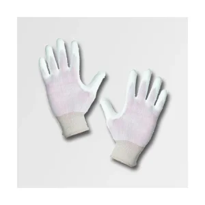 Akce Rukavice nylonové BUNTING - POLY, bílé, velikost 9'' JA135411/9