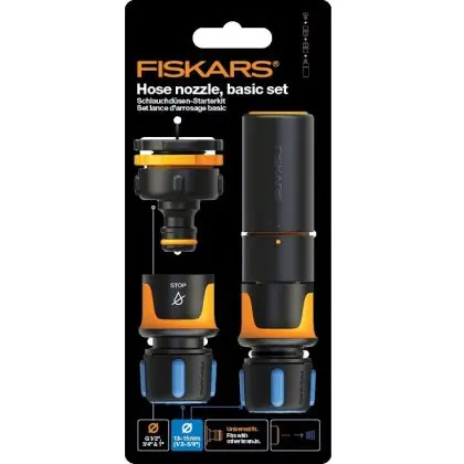 Sada koncovek na hadice FISKARS Comfort Zlevněný