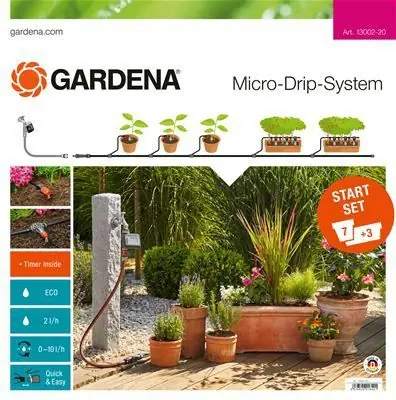 Startovací sada GARDENA pro rostliny v květináčích M automatic 13002-20 Dokud Zásoby Vydrží