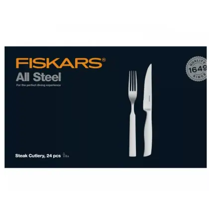 Souprava steakových příborů FISKARS All Steel 24 ks Nejlepší Volba