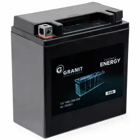 Autentický Baterie GRANIT Endurance ENERGY 12V, 14Ah AGM