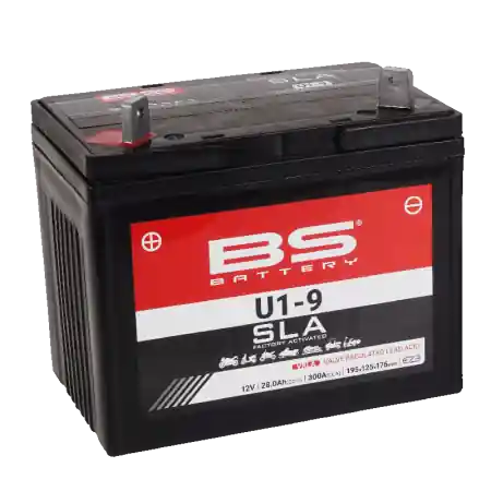 Baterie do traktoru BS U1-9 SLA 12V/28Ah + vlevo Značkový
