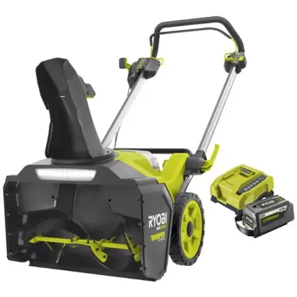 Nejprodávanější Aku sněhová fréza RYOBI RY36STX53A-160 36 V MAX POWER