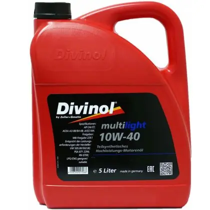Cenově Výhodný Olej DIVINOL Multilight 10W-40 5 litrů