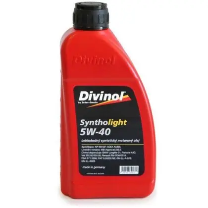 Odeslání Ihned Olej DIVINOL Syntholight 5W-40 1 litr