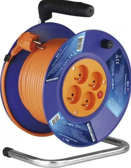 Expresní Doručení Kabel prodlužovací na bubnu 4 zásuvky 25m *P19425