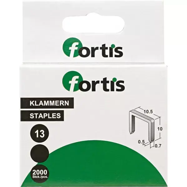 Horká Nabídka Sešívací spona 12 mm á 2000ks FORTIS