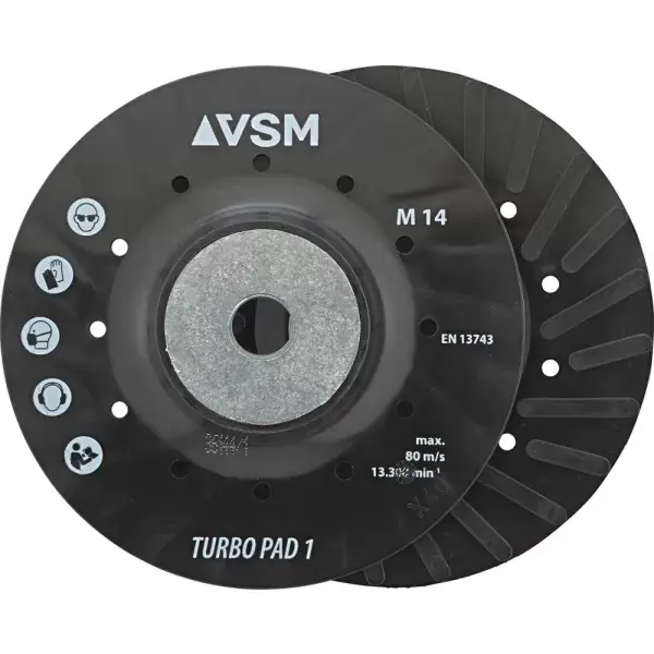 Značkový Opěrný talíř žebrování M14 180mm VSM