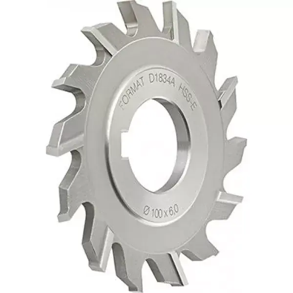 Kotoučová fréza DIN885 HSS-Co5 typ HR tvar A křížové ozubení 80x12mm FORMAT Vrácení Zdarma