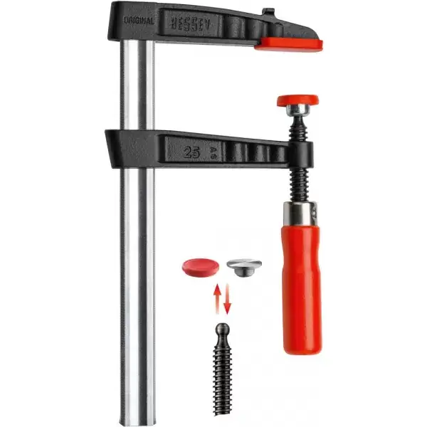 Šroubovací svěrka litinová 600x120mm BESSEY Nová Kolekce