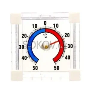 Vysoce Kvalitní Teploměr univerzální - 50 + 50 °C, 75 x 75 mm