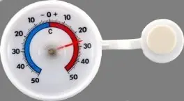 Teploměr univerzální, bimetal - 50 + 50 °C, 70 mm bílá Ověřený