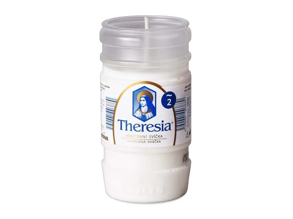 Svíčka hřbitovní náplň Theresia 132 g 48 h. Ověřený