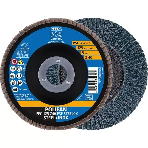 Lamelový kotouč brusný Z 40PSF rovný 115mm K40 PFERD Nízká Cena