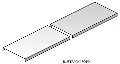 HL SYSTEM D100 VÍKO UNIVERZ., Š.100MM, L=2M, POZINKOVÁNO SENDZIMIR, S Omezená Nabídka