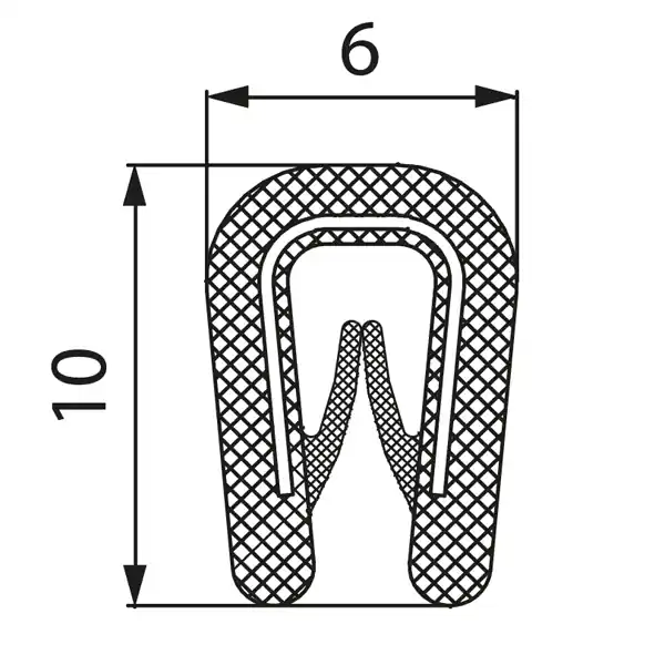 Bezpečná Platba MOR CHRÁNIČ HRAN 1-2MM MCA002BB12 BAL.10M