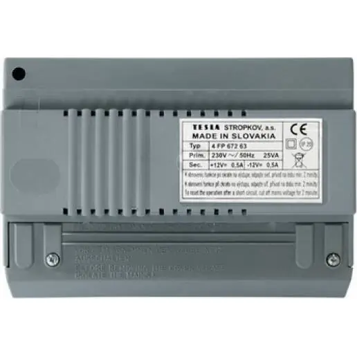 Vysoce Kvalitní Síťový zdroj 4FP 672 63 pro 4+n audiosystém s elektronickým vyzváněním a ss EZ