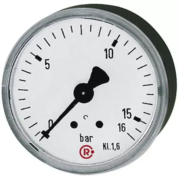 Víkendová Akce Manometr, na zadní straně centrický 50mm 0-10bar G1/4" RIEGLER