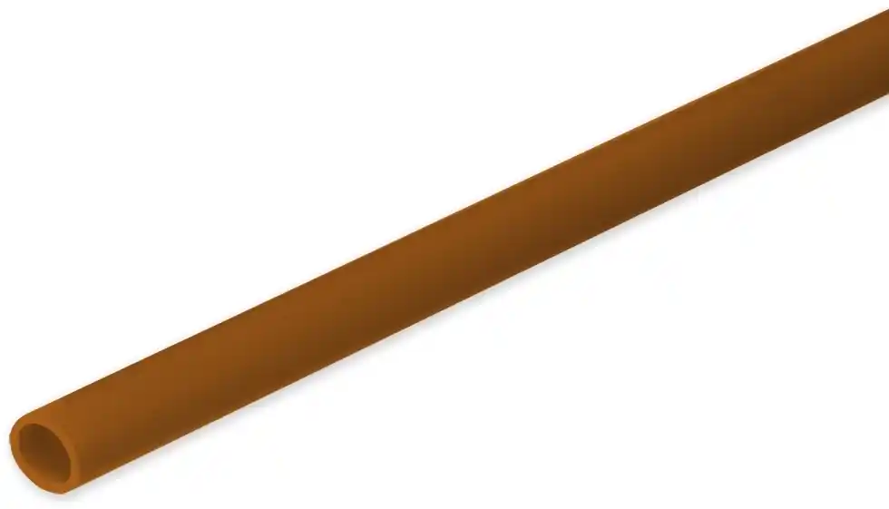 Autentický MIKROTRUBIČKA HDPE -DB-07-04-BN TLUSTOSTĚNNÁ 7/4 HNĚDÁ