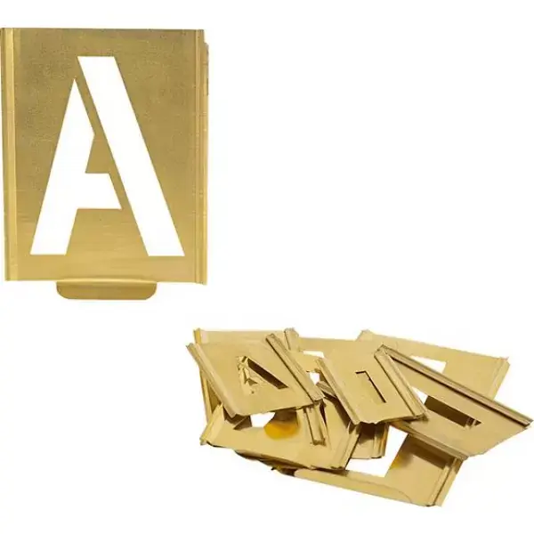 Akční Cena Značkovací šablona A-Z výška písma 70mm TURNUS
