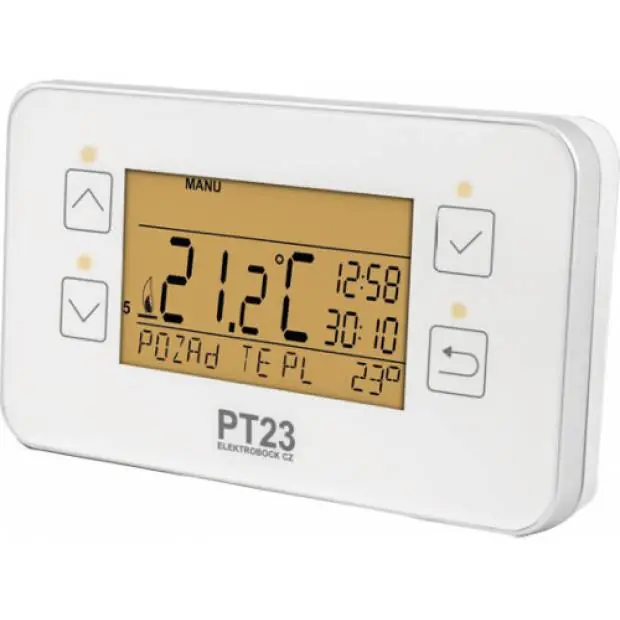 Bezpečná Platba PT23 termostat s dotykovým ovládáním Elektrobock