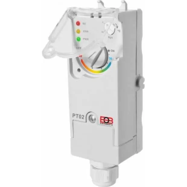 PT02 elektronický příložný termostat Elektrobock Rychlé Dodání