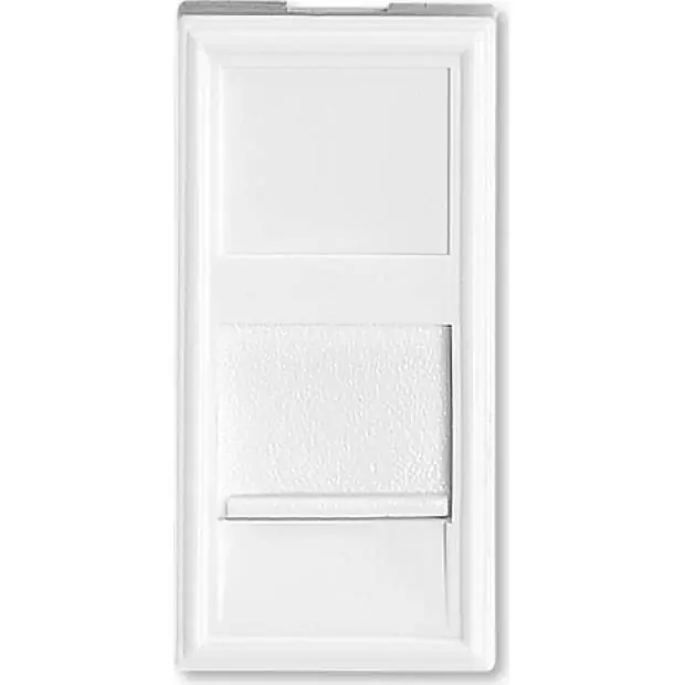 Novinka ABB Profil 45 136811-1 Modul zásuvkový 22,5x45 mm,pro 1x RJ45,se záclonkou