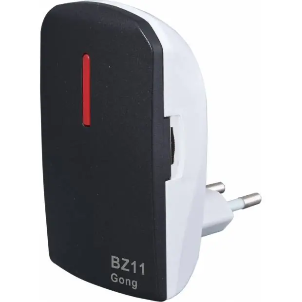 Nová Kolekce Bezdrátový zvonek do zásuvky 230V BZ11 antracit Elektrobock