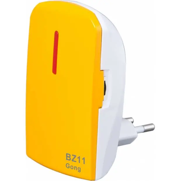 Bezdrátový zvonek do zásuvky 230V BZ11 oranžový Elektrobock Nízká Cena