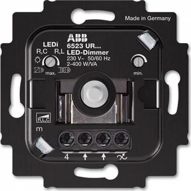 Omezená Nabídka Stmívač pro LED žárovky 230V 6523 UR-103-500 otočné a tlačítkové
