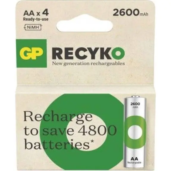 Cenová Bomba B25274 Nabíjecí baterie GP ReCyko 2600 AA (HR6) GP