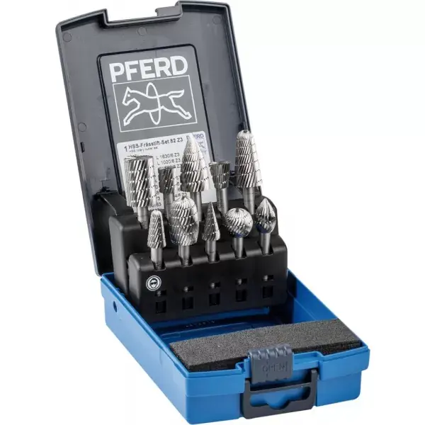 Sada technické frézy HSS 3 6mm 10 ks. PFERD Výhodná Nabídka