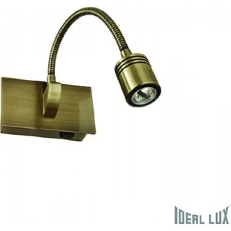DYNAMO AP1 BRUNITO max 1 x 3W LED / 240V Ideal Lux 121352 svítidlo nástěnné Cenově Výhodný