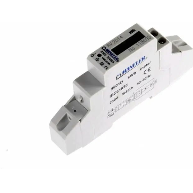 Elektroměr Maneler 9901D 1tar. 5-45A LCD Cenově Výhodný