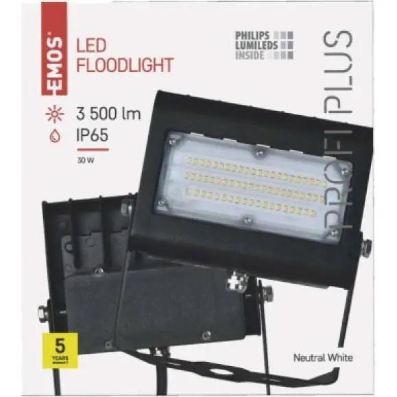 Nízká Cena ZS2422 LED reflektor PROFI PLUS černý, 30W neutrální bílá EMOS Lighting
