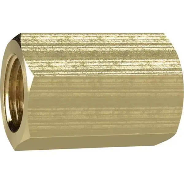 Nátrubek s vnitřním závitem mosaz G3/8" délka 26mm SW22mm RIEGLER Vrácení Zdarma