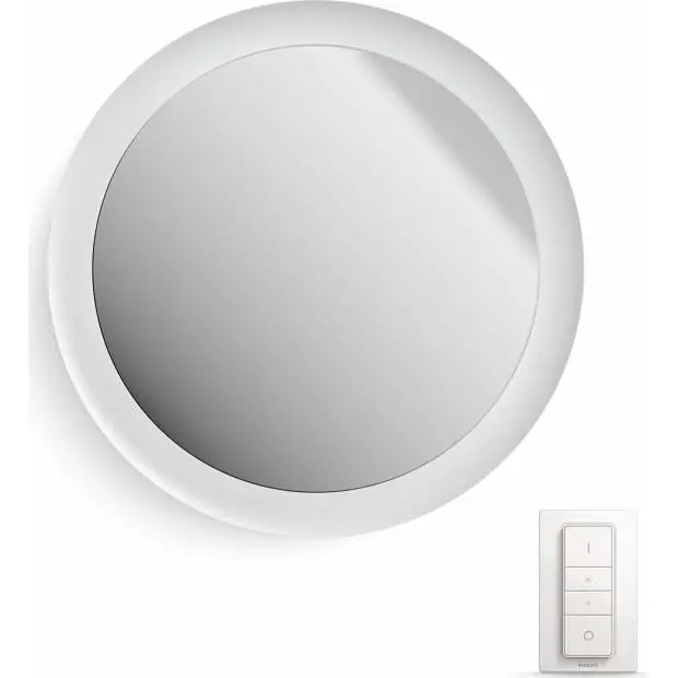 34357/31/P7 Massive Hue led white ambiance nástěnné koupelnové svítidlo philips adore se zrcadlem bílé, ip44 Hit Sezóny