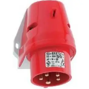 Průmyslová vidlice nástěnná Quick-Connect 32A 5p 400V IP44 NG Originální