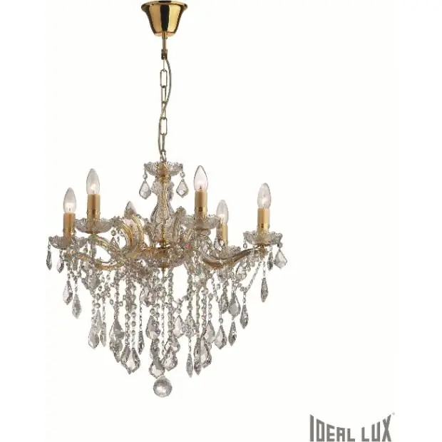 Poslední Šance FLORIAN SP6 ORO Ideal Lux 035635 svítidlo závěsné