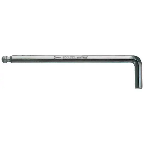 Klíč imbusový poniklovaný, kulová hlava, 3 mm Wera 05022056001 Originální