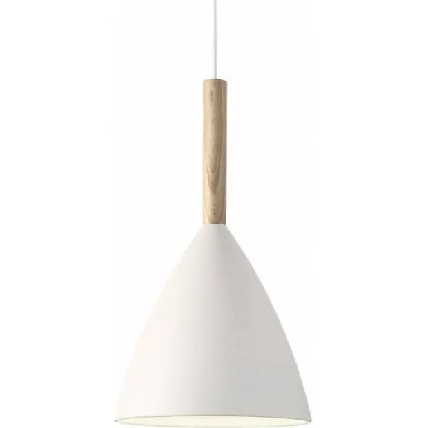 NL 43293001 NORDLUX 43293001 Pure 20 - Závěsné svítidlo se dřevem Ø20cm, bílá/jasan Nordlux Kup Teď